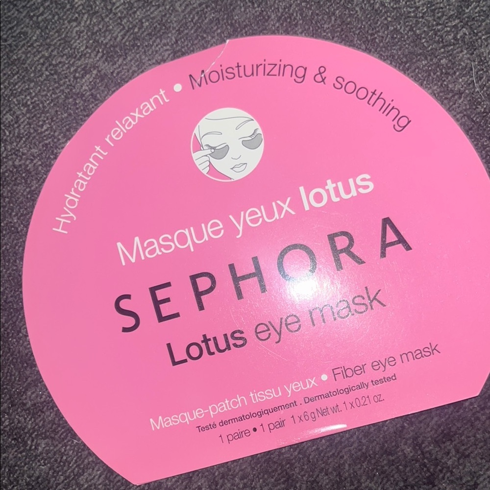 Sephora Pink Skincare Mask for Eyes